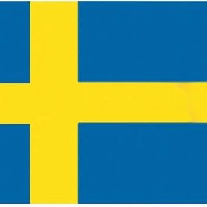 Commercial Grade- Valley Forge FLAG OF SWEDEN 3'x5' Nylon USA Made! Perma-Nyl